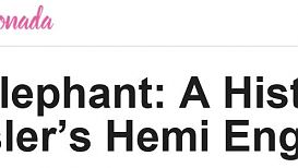 The Elephant: A History of Chrysler’s Hemi Engine