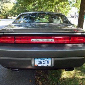 Challenger rear in shade
