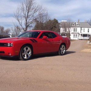 My RT in front of my grandfathers house built in the 1880s