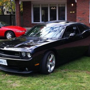image My old ride a 1990 Eagle Talon and the new
2010 Dodge Challenger