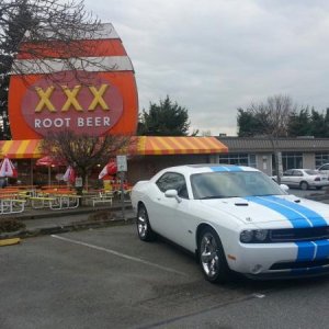 At the XXX root beer stand!