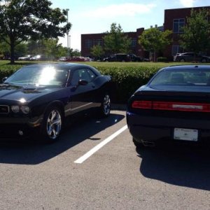 Best Buy, Cool Springs, TN. My SRT and a R/T.