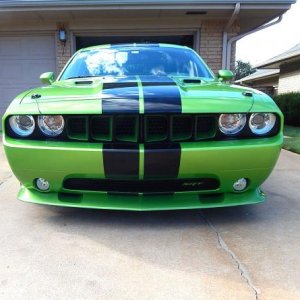 Air dam painted; AFR Cuda Grille