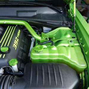 Coolant Reservoir Painted