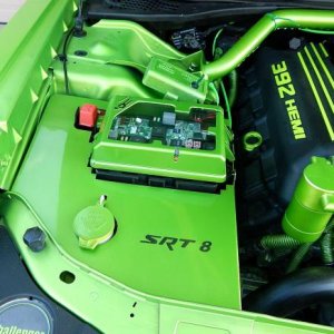 ABS Cover and Engine bay switches in place